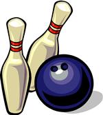 bowling ball and pins 